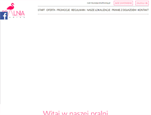 Tablet Screenshot of pralniaflaming.pl